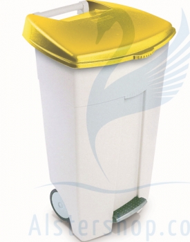 Abfallcontainer fahrbar (gelb)