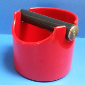 Abschlagbehälter Rot (Beistellbehältet mit Klopfstange)
