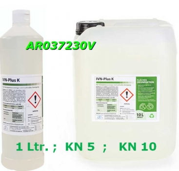 IVN Plus K -> CORPUCID PLUS K (FlächenDesinfektionsmittel LeMi-Bereiche)