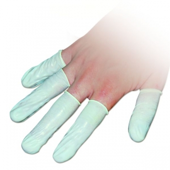 Nitril-Fingerlinge, puderfrei (L, 7 cm, weiß)