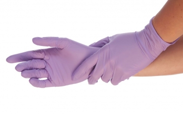Nitril-Handschuh SAFE LIGHT (lila, XL, puderfrei)