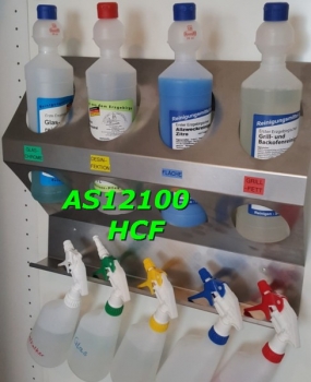 HygieneCenter Dosierflaschen HCF (CNS - Reinigungsmittel / Dosierregal)