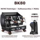 BK80 Bundl Kaffeemaschine + Mühle (ALTEA ANNIVERSARIO WOOD + Zenith)