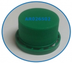 Schraubverschluss PP28 grün (EPE Einlage für Dosierflasche 1 Liter)